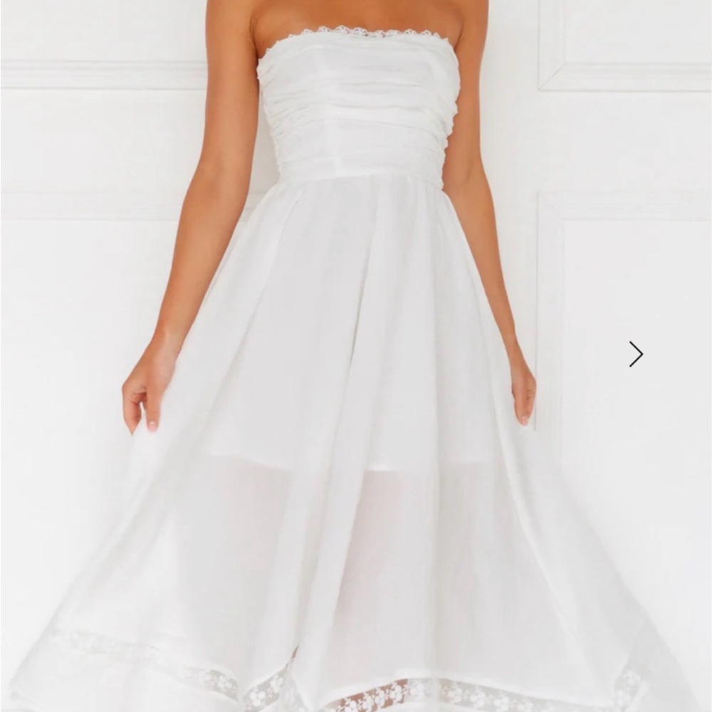 Hello Molly Strapless Midi